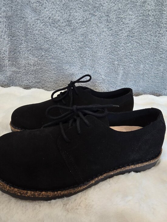 Birkenstock Uppsala Low Black Suede Size 42 Regular/Wide Men\'s 9 Ladies 11 NEW main image 11